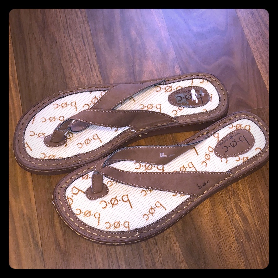 Brand New Brown Leather BOC Sandals